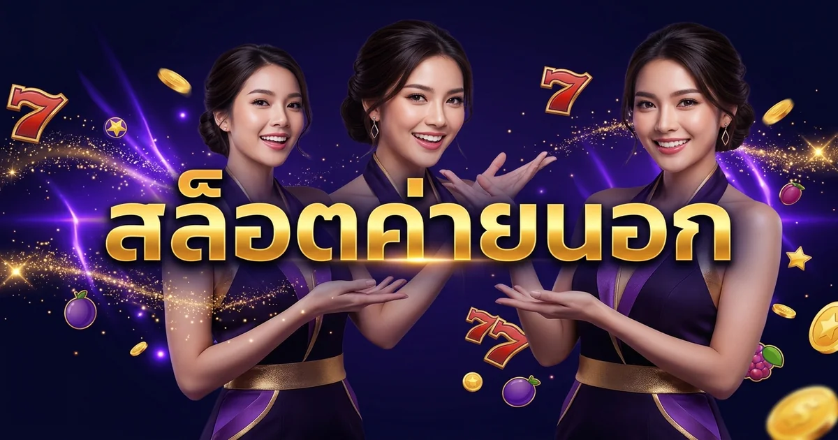 สล็อตค่ายนอก ไม่มี ขั้นต่ํา แตกง่าย รับโบนัสสูงสุด 100%